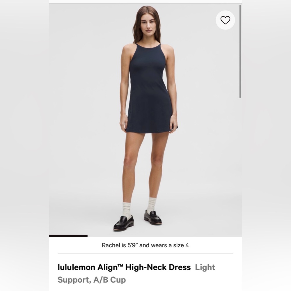 lululemon athletica White High-Neck Mini Dress
